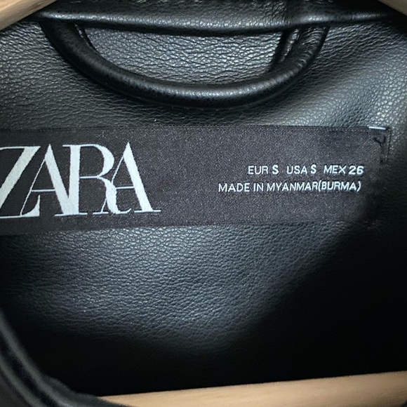 ZARA FAUX LEATHER JACKET :D - Picture 5 of 13